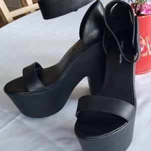 WindsorSmith black platforms